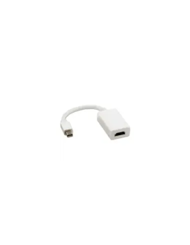 Conversor Nanocable 10.16.0102-W/ Mini DisplayPort Macho - HDMI Hembra/ 15cm/ Blanco
