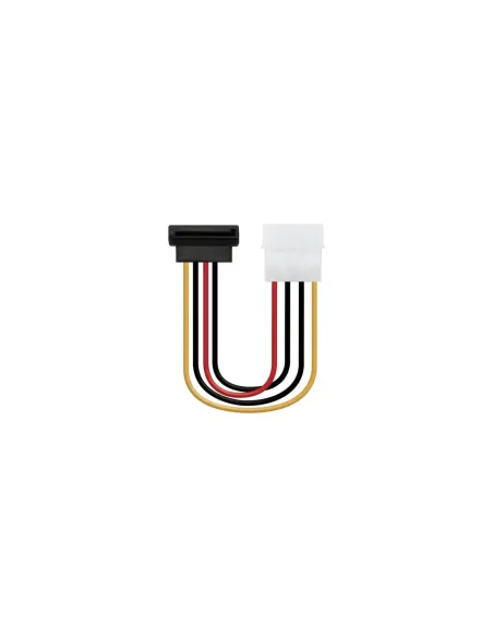 Nanocable CABLE SATA ALIMENTACION ACODADO 5.25"(MOLEX 4PIN)/M-SATA/H 16 CM OEM