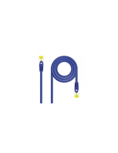 Nanocable Cable de red latiguillo RJ45 LSZH Cat.6A SFTP AWG26, Azul, 0.5m