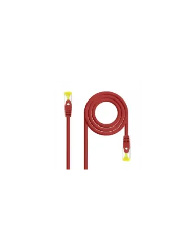 Nanocable Cable de red latiguillo RJ45 LSZH Cat.6A SFTP AWG26, Rojo, 3.0 m