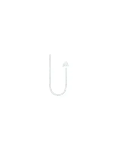 Nanocable Organizador de Cables Flexible 25 mm, Blanco, 1 m