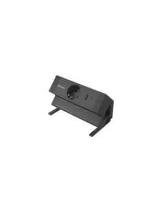 Regleta Sobremesa Fellowes 100137172/ 1 Tomas de corriente/ 1 USB - 1 USB Tipo-C/ Cable 2m/ Negra