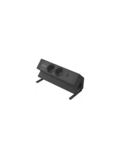 Regleta Sobremesa Fellowes 100137182/ 2 Tomas de corriente/ 1 USB - 1 USB Tipo-C/ Cable 2m/ Negra