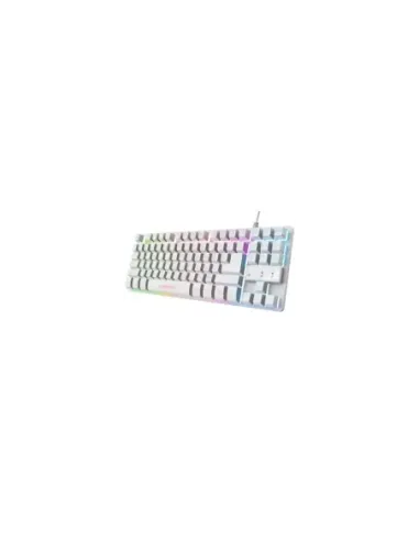 Teclado Gaming Trust Gaming GXT 833W Thado TKL/ Blanco
