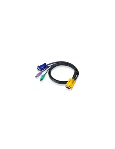 ATEN CABLE KVM PS/2 CON SPHD 3 EN 1 DE 1,8 M (2L-5202P) COMPATIBLE CON CONSOLAS (CL1000* / CL5708*)