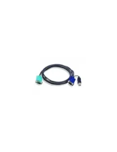 Aten 2L5205U cable para video, teclado y ratón (kvm) Negro 5 m
