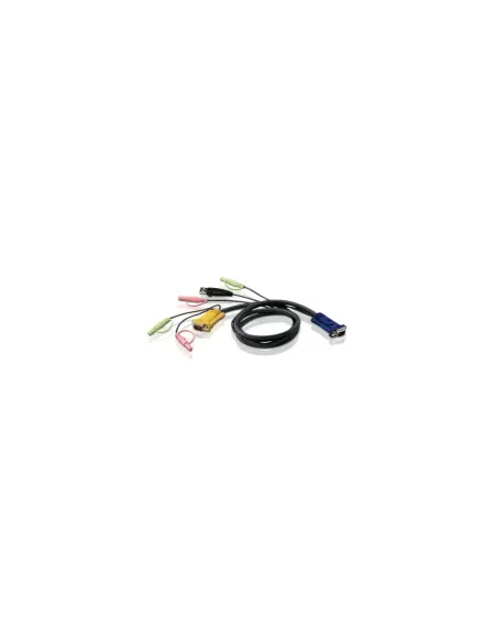 ATEN CABLE KVM USB CON AUDIO Y SPHD 3 EN 1 DE 5 M (2L-5305U)