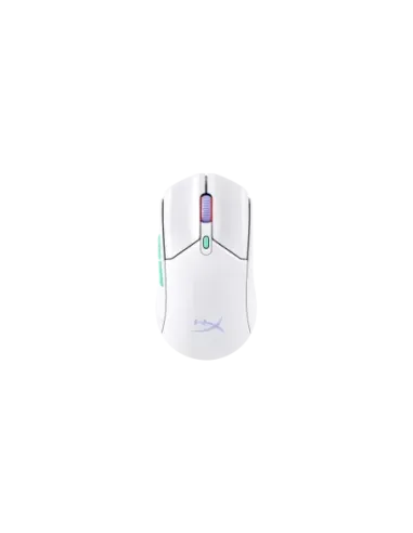 HP HyperX Pulsefire Haste 2 Core inalámbricos: ratón gaming (blanco/verde/púrpura)