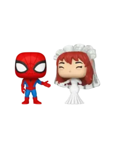 Funko pop marvel superhero couples spider - man & mary jane