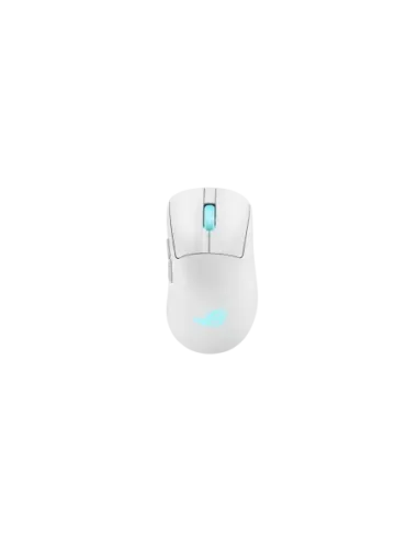 ASUS ROG Keris II Origin WHT ratón Juego mano derecha RF Wireless + Bluetooth + USB Type-A Óptico 42000 DPI
