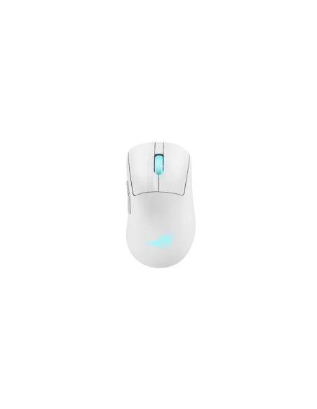ASUS ROG Keris II Origin WHT ratón Juego mano derecha RF Wireless + Bluetooth + USB Type-A Óptico 42000 DPI