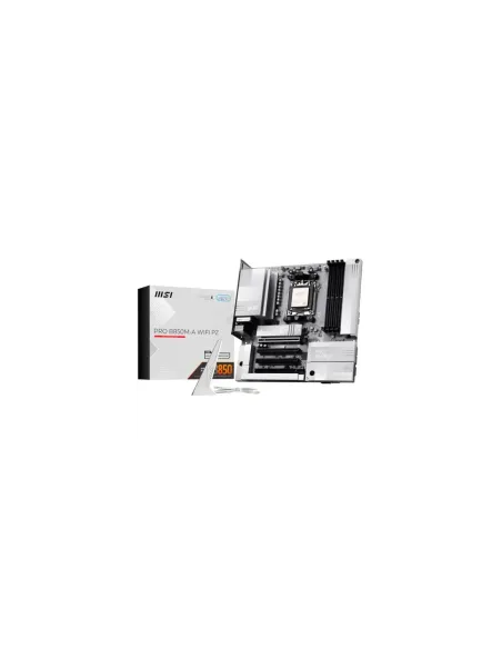PLACA MSI PRO B850M-A WIFI PZ,AMD,AM5,B850,4DDR5,256GB,1HDMI+1DP,4SATA3+2M.2,5G LAN,6USB3.2,MATX