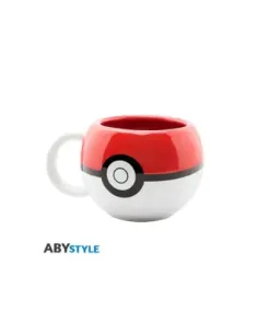 Taza 3d abystyle pokemon pokeball
