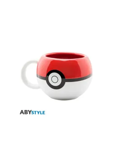 Taza 3d abystyle pokemon pokeball