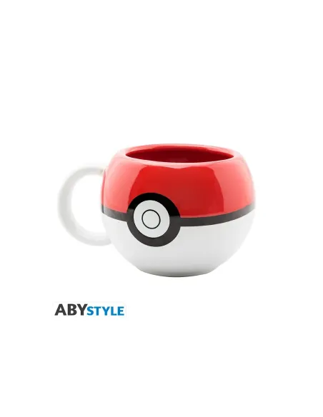 Taza 3d abystyle pokemon pokeball
