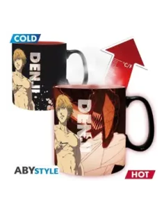 Taza termica abystyle chainsaw man denki y aki 460ml