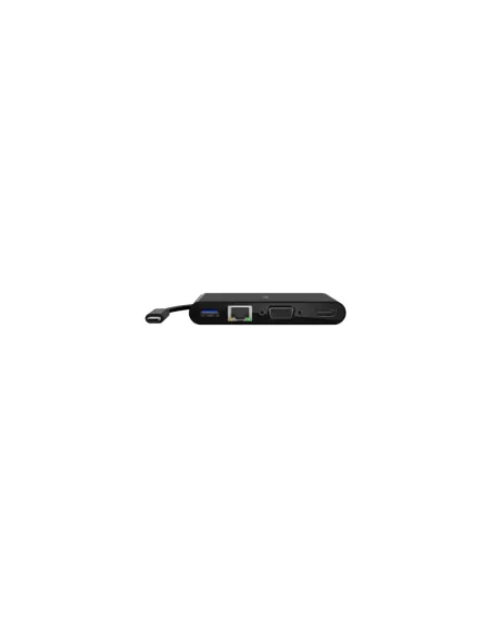 Belkin AVC005BTBK base para portátil y replicador de puertos Alámbrico USB 3.2 Gen 1 (3.1 Gen 1) Type-C Negro