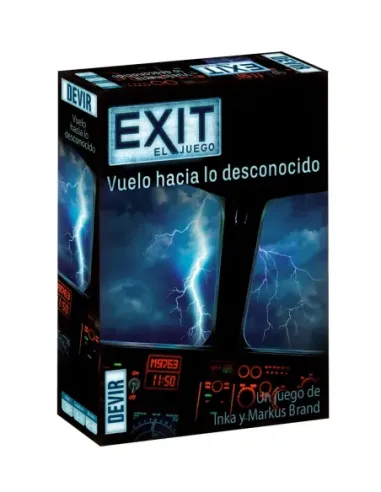 Juego de mesa devir exit 15 vuelo hacia lo desconocido
