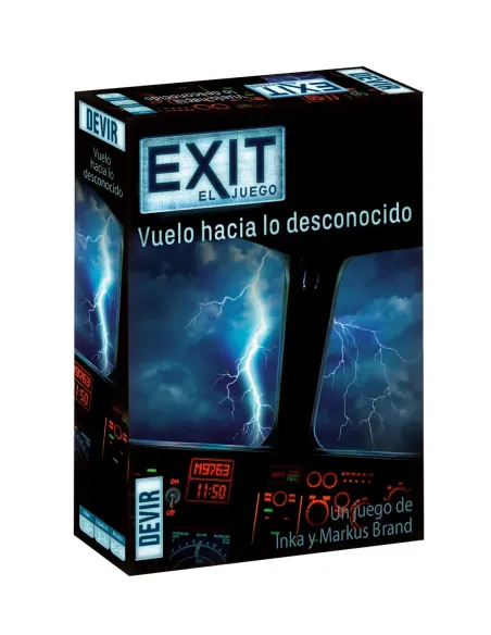 Juego de mesa devir exit 15 vuelo hacia lo desconocido
