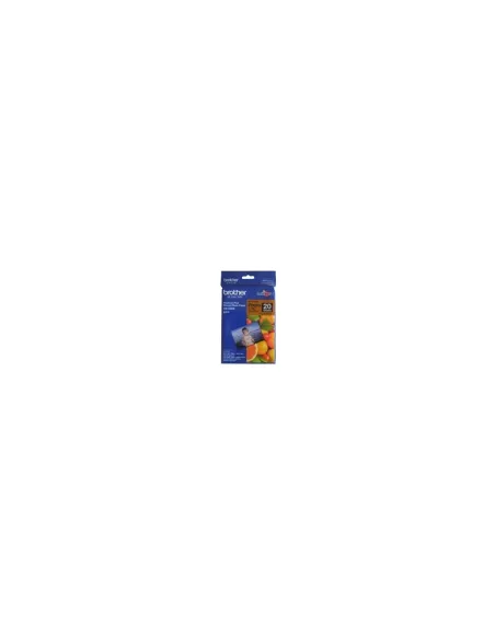 Papel foto brother brillante lbp71gp20 20 hojas dcp - 165c dcp - 195c dcp - 375cw dcp - 385c mfc - 295cn