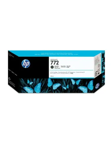 Cartucho tinta hp 772 cn635a negro mate 300ml