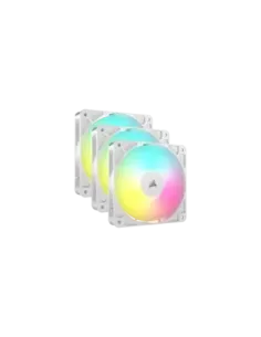 Corsair RS120 ARGB Carcasa del ordenador Ventilador 12 cm Blanco 3 pieza(s)