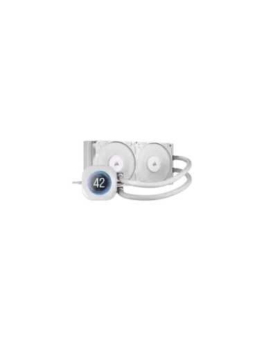 Corsair Nautilus 240 RS LCD Procesador Sistema de refrigeración líquida todo en uno 12 cm Blanco 1 pieza(s)