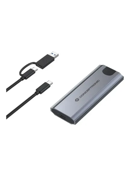Caja externa usb - c conceptronic dante hd m.2 nvme ssd usb - c 3.2 gen2 - usb - a