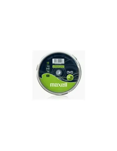 MAXELL DVD 8,5 GB. GRABABLE. DOBLE CAPA. TARRINA 10 UNIDADES. 4X