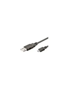 Ewent EW-UAB-010-MC cable USB 1 m USB 2.0 Micro-USB A USB A Negro