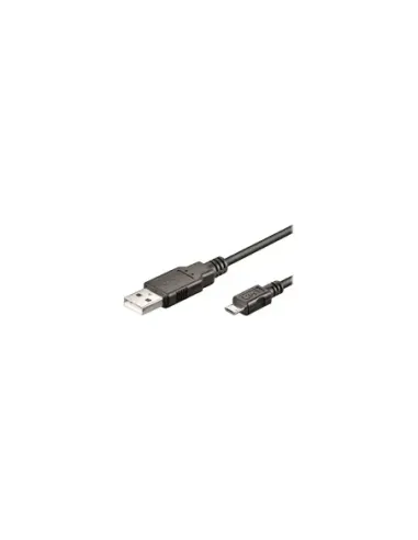 Ewent EW-UAB-010-MC cable USB 1 m USB 2.0 Micro-USB A USB A Negro