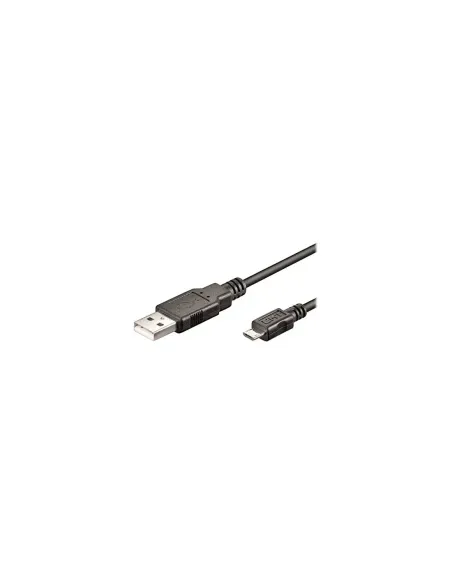 Ewent EW-UAB-010-MC cable USB 1 m USB 2.0 Micro-USB A USB A Negro