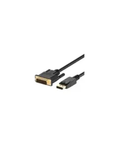 Ewent EC1442 adaptador de cable de vídeo 3 m DisplayPort DVI-D Negro