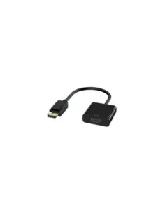 Ewent EC1455 adaptador de cable de vídeo 0,15 m DisplayPort HDMI Negro