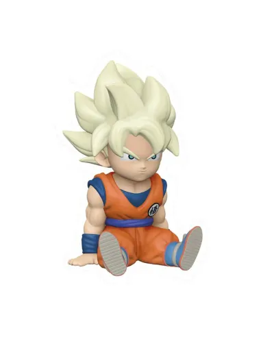 Figura hucha plastoy dragon ball super saiyan son goku