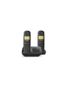 Teléfono Inalámbrico Gigaset Basic 100/ Pack DUO/ Negro