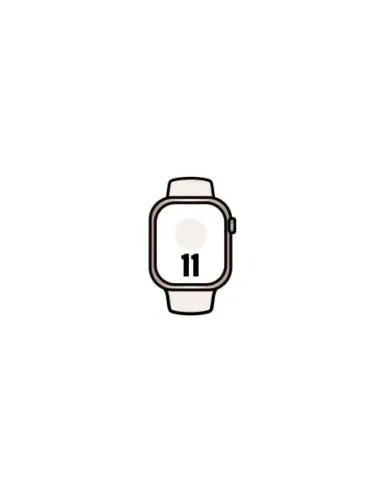 Apple Watch Series 11/ GPS/ Cellular/ 42mm/ Oro Rosa/ Correa Deportiva Rosa Rubor (M/L)
