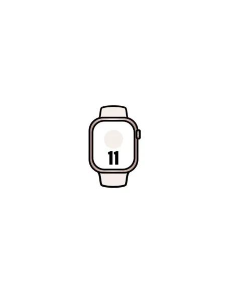 Apple Watch Series 11/ GPS/ Cellular/ 42mm/ Oro Rosa/ Correa Deportiva Rosa Rubor (M/L)
