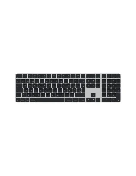 Teclado apple magic keyboard inalambrico touch id + numerico teclas negras
