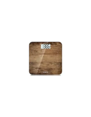 RENPHO CORE 1S - BODY WEIGHT SCALE - LARGE SCREEN - 3AAA - 10.2X10.2X0.87INCH - BROWN