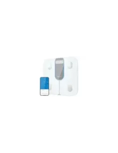 RENPHO ELIS 1C - SMART BODY SCALE - BLE - 3AAA - 11X11X1INCH / 28X28X2.5CM - WHITE