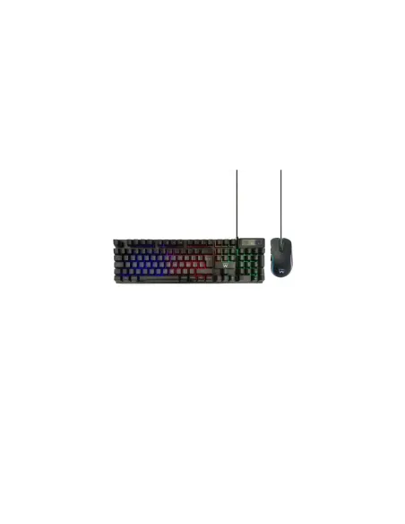 Ewent PL3201 teclado USB QWERTY Español Negro