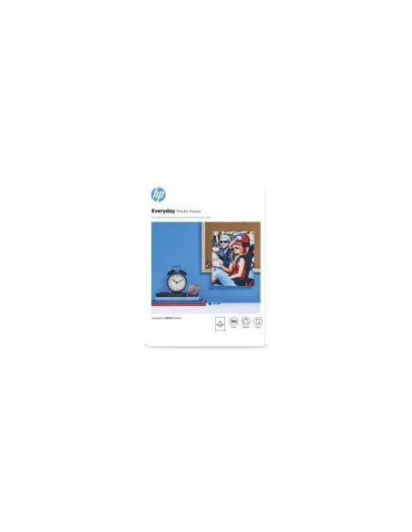 Papel Fotográfico HP Everyday Q2510A/ DIN A4/ 200g/ 100 Hojas