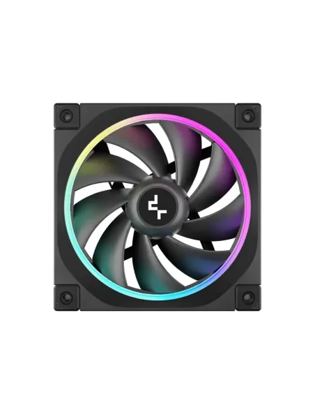 Ventilador caja deepcool fl12 argb 120mm negro
