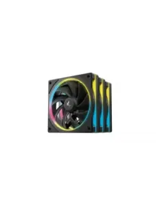 Ventilador caja deepcool fl12 - 3in1 argb 3x 120mm negro