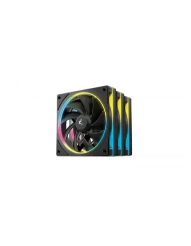 Ventilador caja deepcool fl12 - 3in1 argb 3x 120mm negro