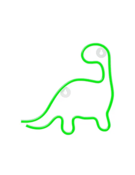 Lampara forever neon led dinosaur green