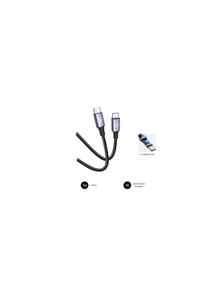 SUBBLIM CABLE PLUS 100W C-C 1m WHITE