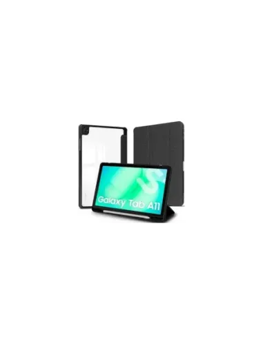 Funda Subblim Clear Shock Case para Samsung A11 8.7"/ Negra