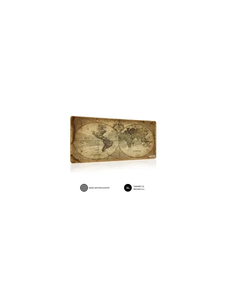 SUBBLIM Alfombrilla Ratón Vintage World XL Mouse Pad 900x400x3
